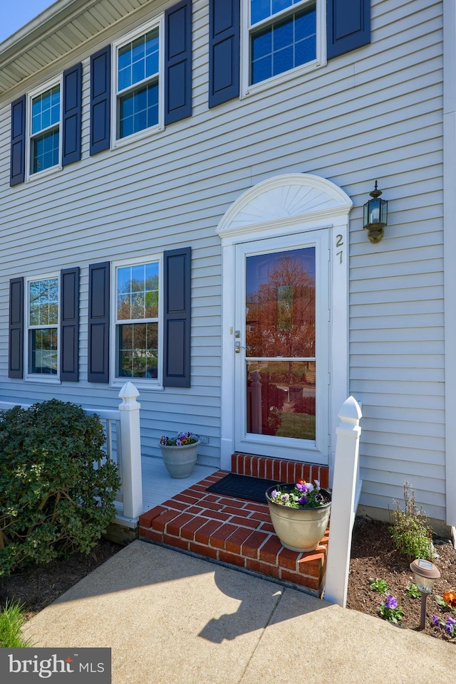 view of entrance to property
