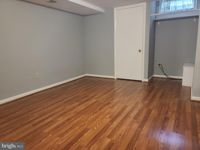 303 Saybrooke View Dr, Gaithersburg, MD 20877 - spare room featuring wood finished floors and baseboards