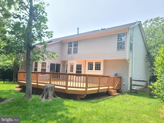 303 Saybrooke View Dr, Gaithersburg, MD 20877 - rear view of property with a deck