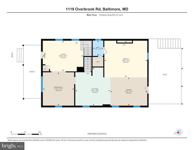 1119 Overbrook Rd, Baltimore, MD 21239 - property floor plan