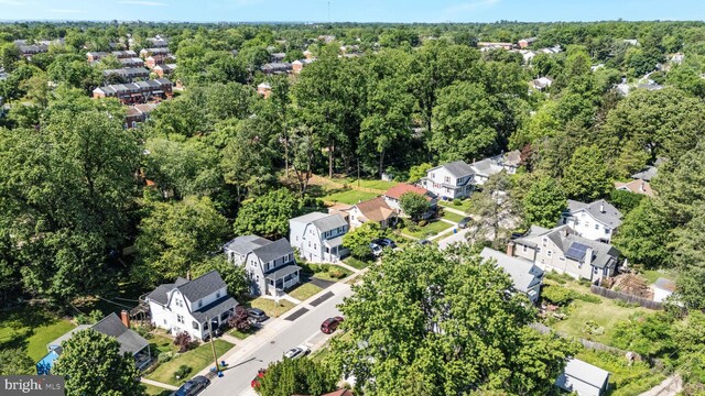 1119 Overbrook Rd, Baltimore, MD 21239 - aerial view of property and surrounding area with nearby suburban area