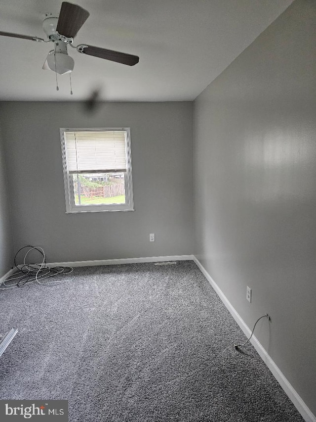 1569 Charlestown Dr, Edgewood, MD 21040 - spare room with carpet flooring, baseboards, and a ceiling fan
