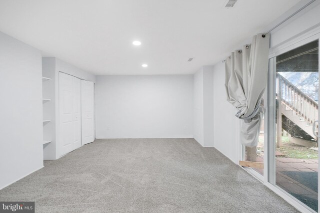 34 Starboard Ct, Gaithersburg, MD 20877 - below grade area featuring carpet floors and recessed lighting