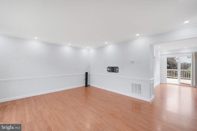 34 Starboard Ct, Gaithersburg, MD 20877 - spare room featuring light wood-style floors, recessed lighting, and baseboards