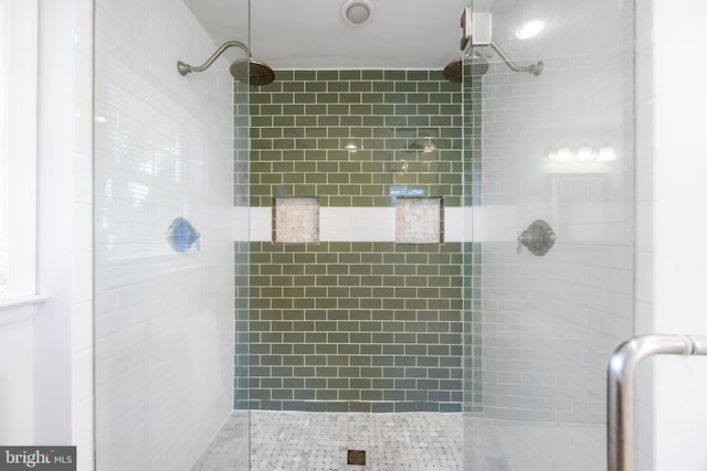 full bath featuring a stall shower