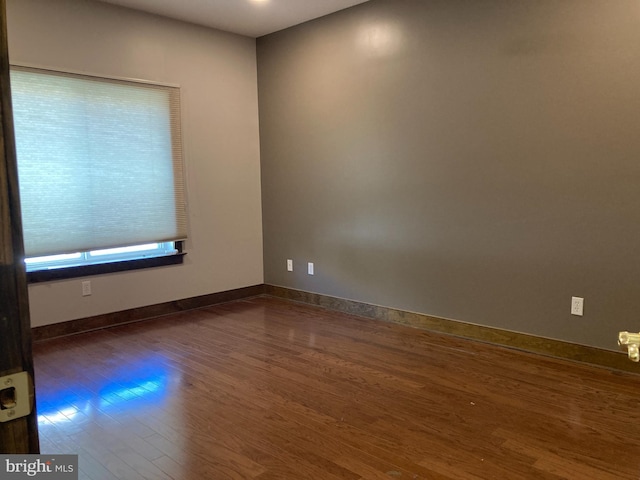 1630 Welsh Rd Unit 49G, Philadelphia, PA 19115 - spare room featuring baseboards and wood finished floors