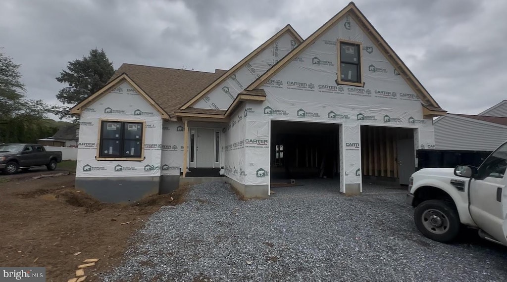 0 Braeburn Rd, Elizabethtown, PA 17022 - property under construction with driveway, a garage, and roof with shingles