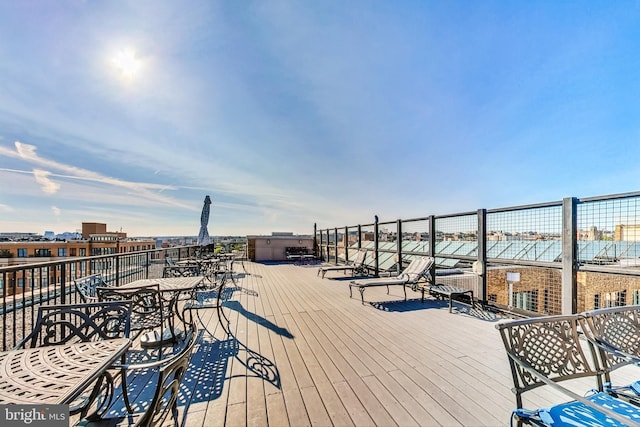 view of deck