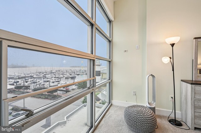 2772 Lighthouse Pt E Unit 410, Baltimore, MD 21224 - balcony with view of marina and a water view