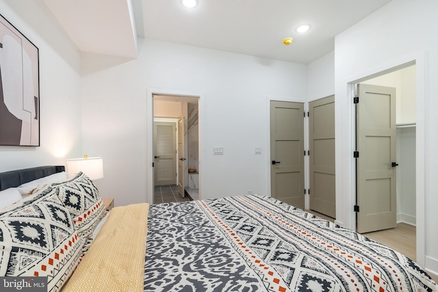 609 S Orianna St Unit 1, Philadelphia, PA 19147 - bedroom featuring recessed lighting and wood finished floors