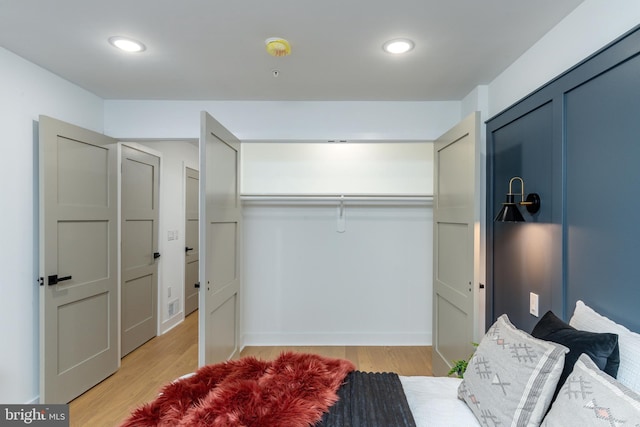 609 S Orianna St Unit 1, Philadelphia, PA 19147 - bedroom featuring recessed lighting and light wood-type flooring
