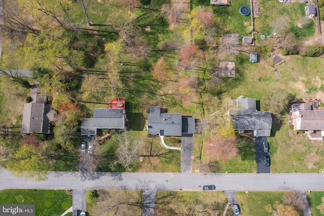 birds eye view of property featuring a residential view