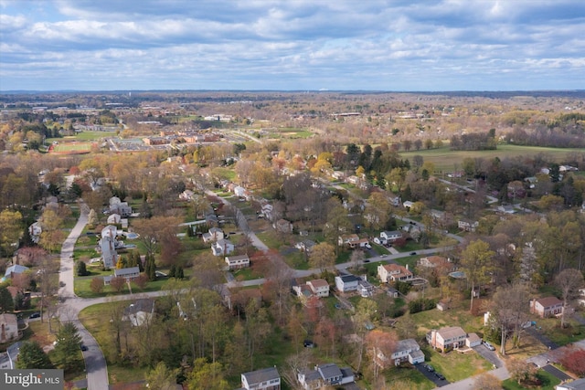 birds eye view of property featuring a residential view