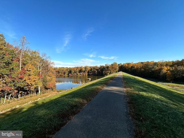 9057 Northedge Dr, Springfield, VA 22153 - view of road with a water view and a view of trees