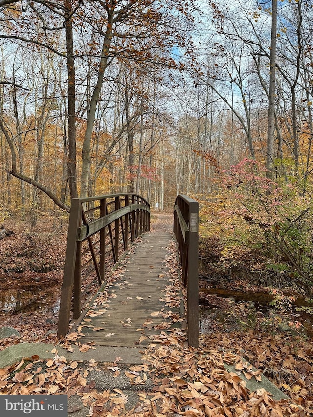 9057 Northedge Dr, Springfield, VA 22153 - view of property's community featuring a forest view