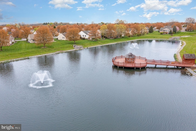 property view of water