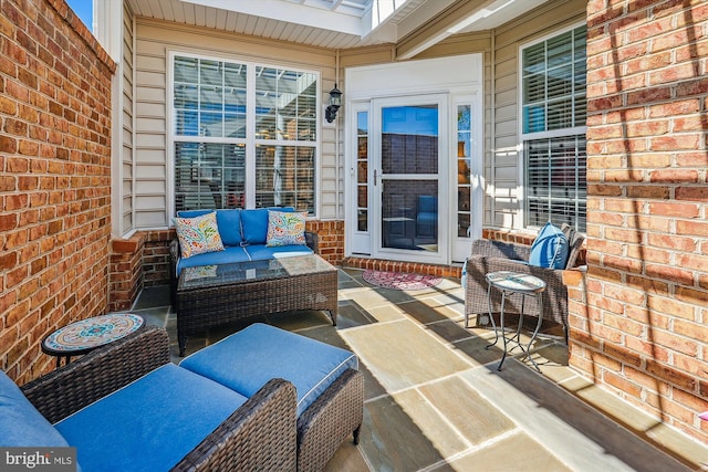 44451 Cruden Bay Dr, Ashburn, VA 20147 - view of patio / terrace with outdoor lounge area