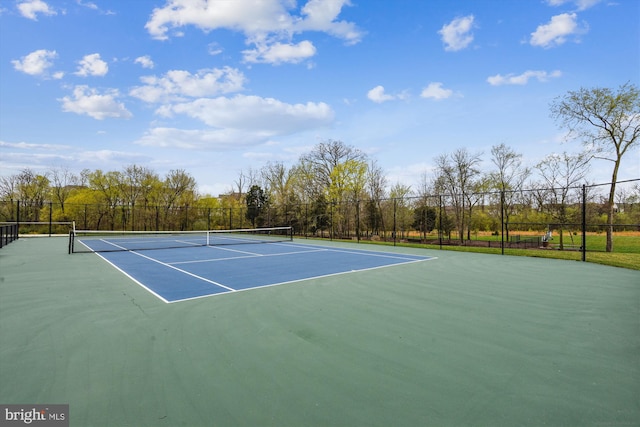 44451 Cruden Bay Dr, Ashburn, VA 20147 - view of tennis court with fence and community basketball court