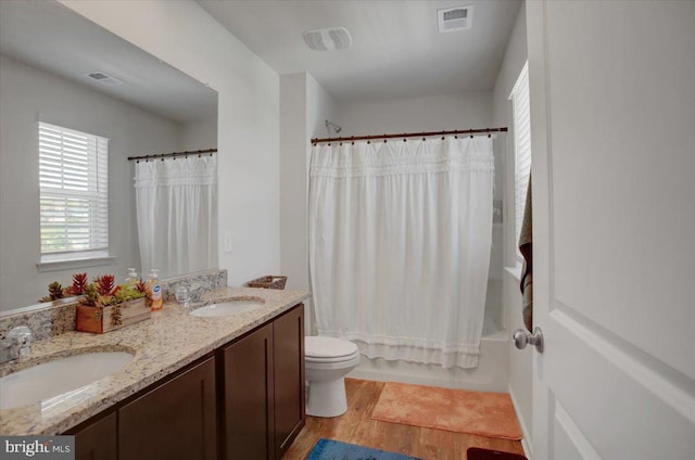 11174 Cross Fields Dr, Waynesboro, PA 17268 - full bath with visible vents, a sink, and toilet