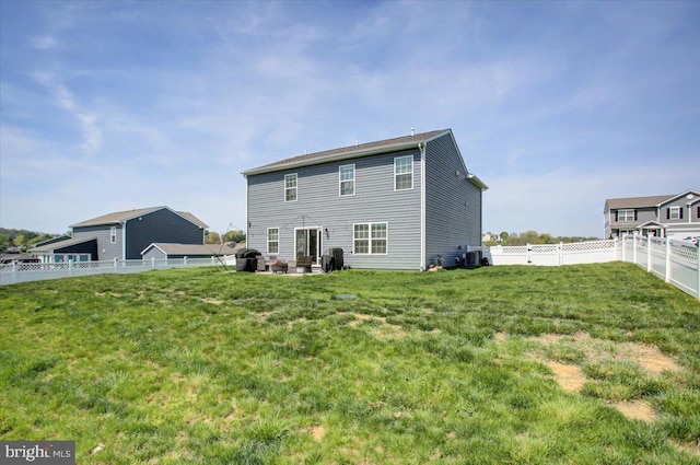 11174 Cross Fields Dr, Waynesboro, PA 17268 - back of house featuring a yard, a patio, and a fenced backyard