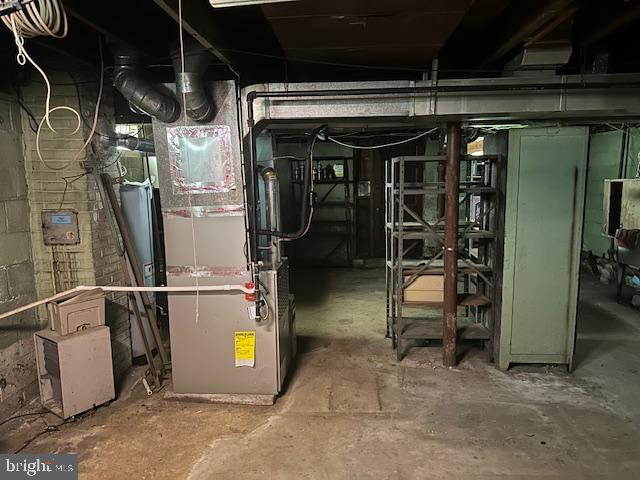 919 Belmont Ave, Haddon Township, NJ 08108 - utility room with heating unit
