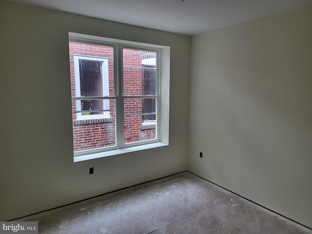 1386 Haddon Ave, Camden, NJ 08103 - empty room featuring unfinished concrete floors