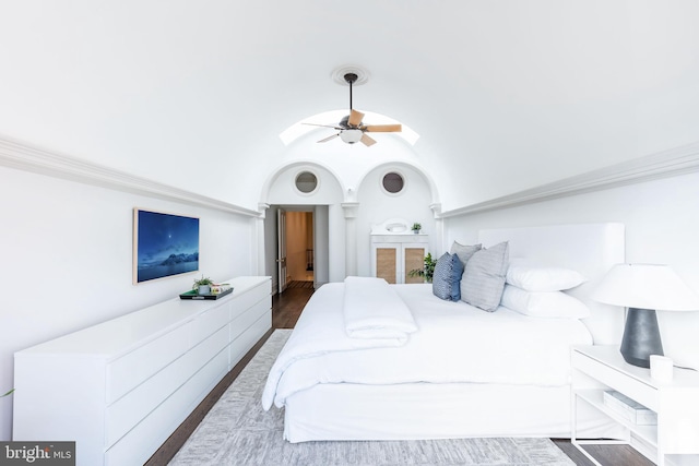 bedroom featuring wood finished floors