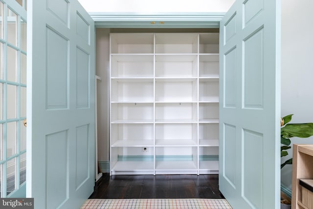 view of closet