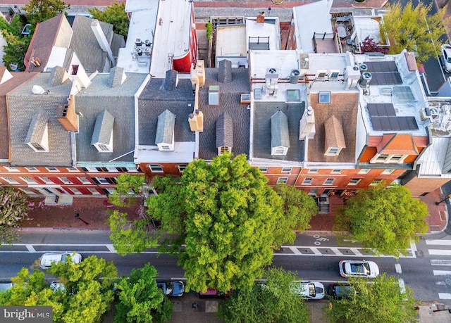 drone / aerial view featuring a residential view