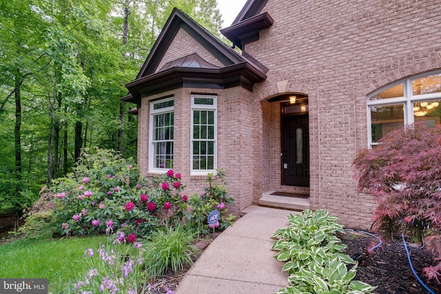 12868 Paddle Wheel Ct, Manassas, VA 20112 - entrance to property featuring brick siding and a standing seam roof