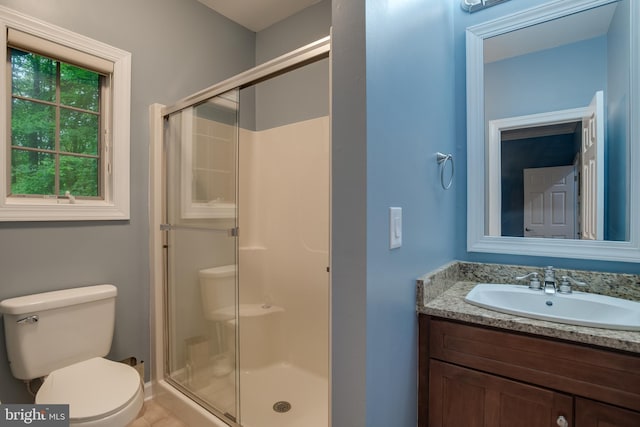 12868 Paddle Wheel Ct, Manassas, VA 20112 - full bath featuring a shower stall, toilet, and vanity