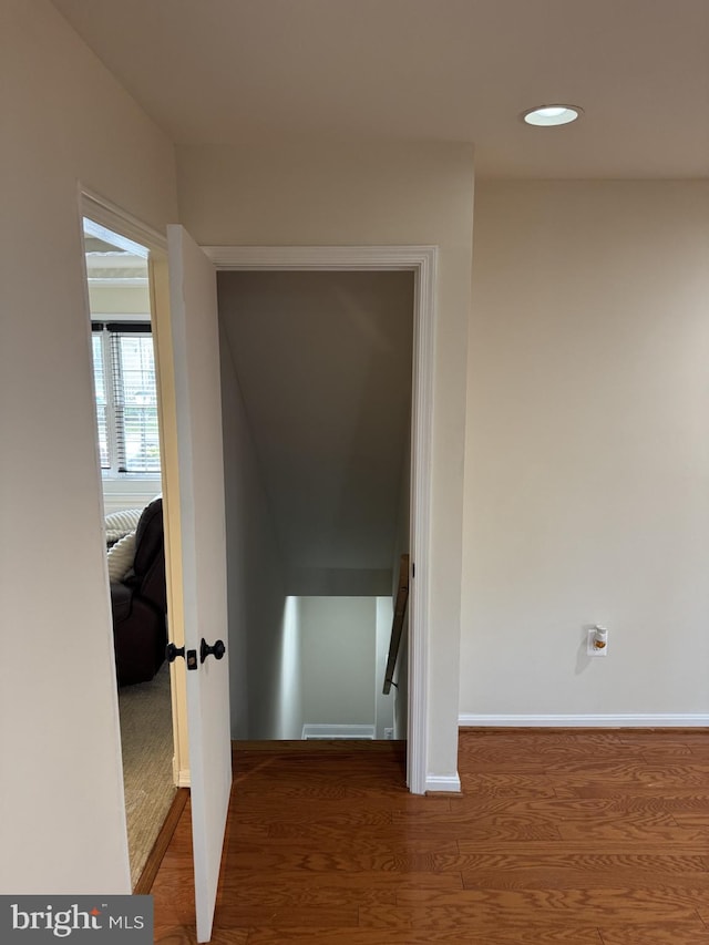 8549 Stonewall Rd, Manassas, VA 20110 - interior space with wood finished floors, baseboards, and recessed lighting