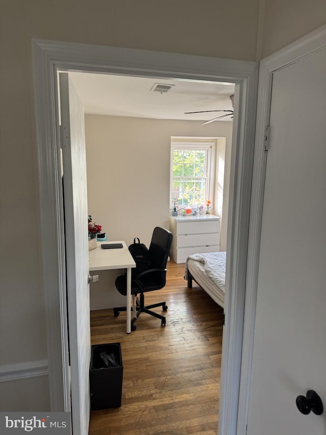 8549 Stonewall Rd, Manassas, VA 20110 - office space with visible vents and wood finished floors