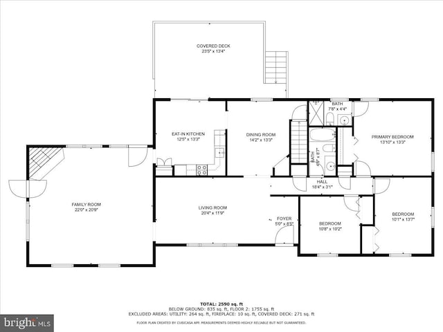 1920 Brighton Dam Rd, Brookeville, MD 20833 - property floor plan