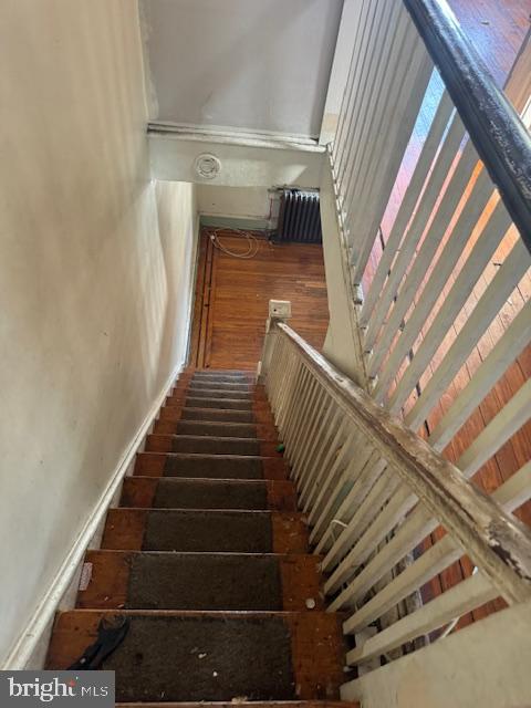 view of staircase