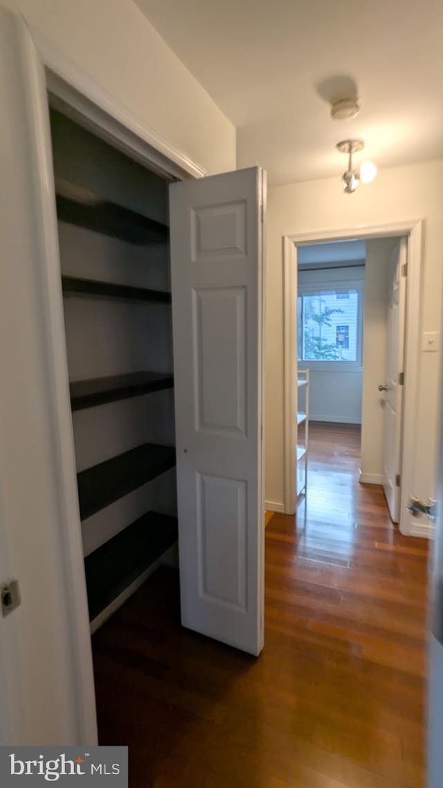 14743 Tamarack Pl, Woodbridge, VA 22191 - corridor featuring dark wood-type flooring