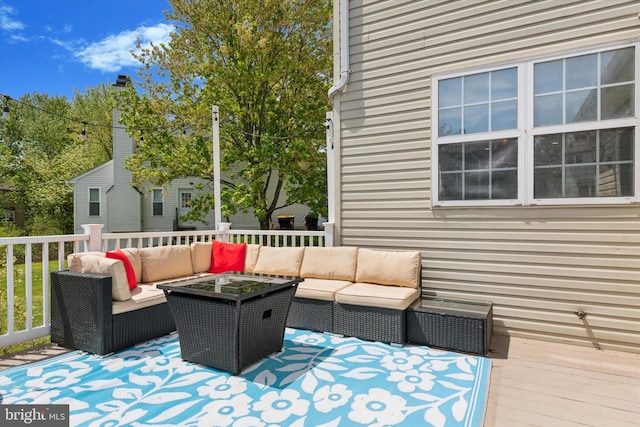 113 Winchester Way, Harleysville, PA 19438 - wooden terrace with an outdoor living space