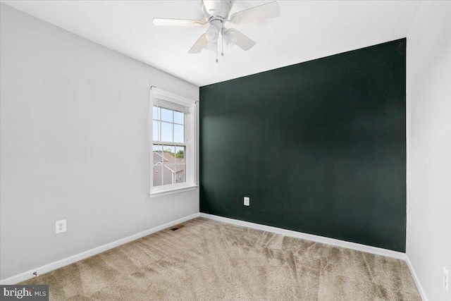 161 Stonecrest Cir, Keedysville, MD 21756 - spare room with carpet floors, baseboards, and a ceiling fan
