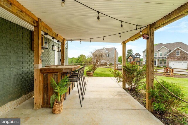 161 Stonecrest Cir, Keedysville, MD 21756 - view of patio with a residential view