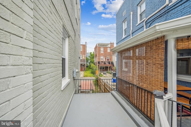 519 Somerset Pl NW, Washington, DC 20011 - view of side of property with a balcony and brick siding