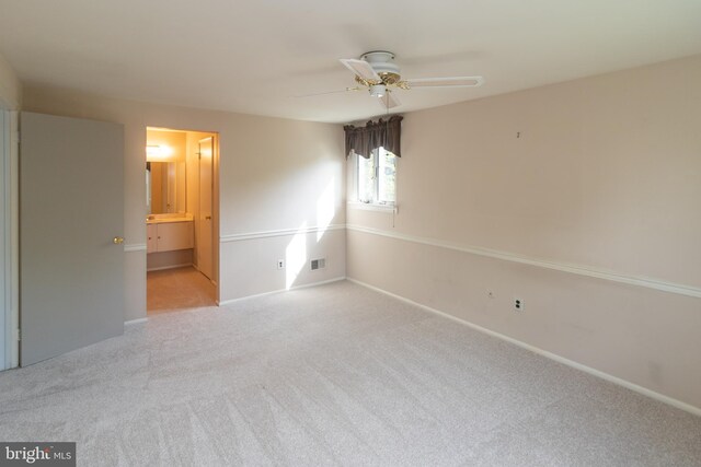 104 Dorado Dr, Delran, NJ 08075 - spare room featuring baseboards, ceiling fan, carpet, and visible vents