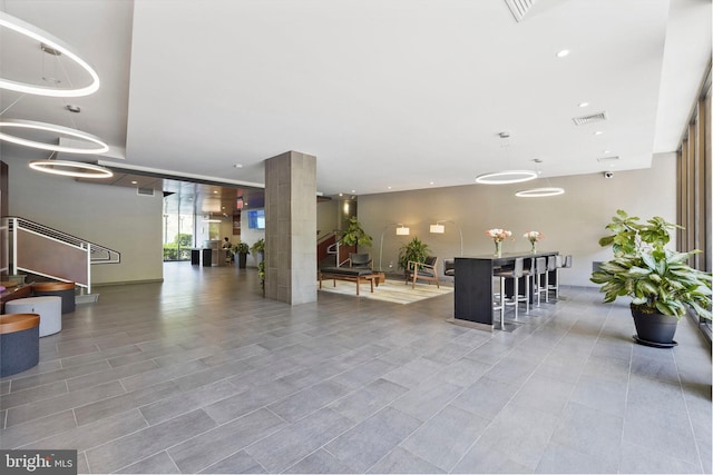 common area featuring visible vents