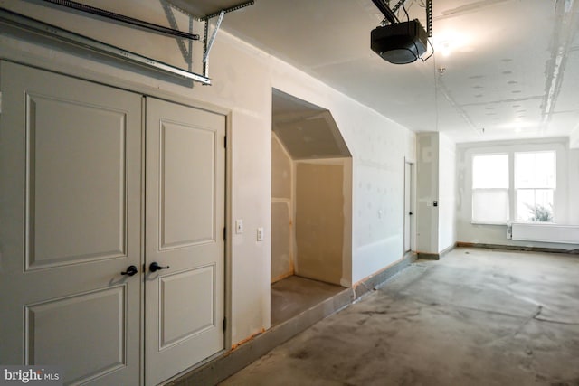 6101 Enquirer St, Hyattsville, MD 20782 - garage with a garage door opener and french doors
