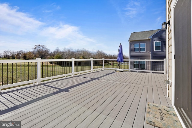 view of deck