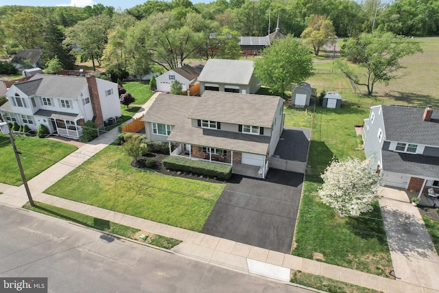 48 Evergreen Ln, Burlington, NJ 08016 - bird's eye view with a residential view