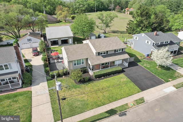 48 Evergreen Ln, Burlington, NJ 08016 - drone / aerial view with a residential view