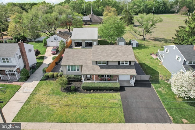 48 Evergreen Ln, Burlington, NJ 08016 - aerial view with a residential view