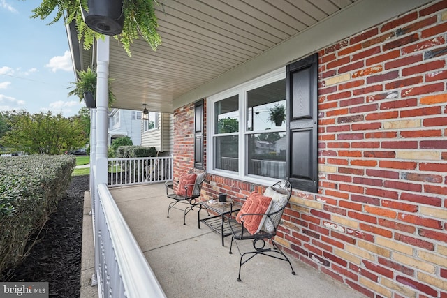 48 Evergreen Ln, Burlington, NJ 08016 - view of patio with covered porch