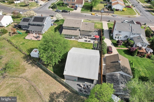 48 Evergreen Ln, Burlington, NJ 08016 - birds eye view of property featuring a residential view