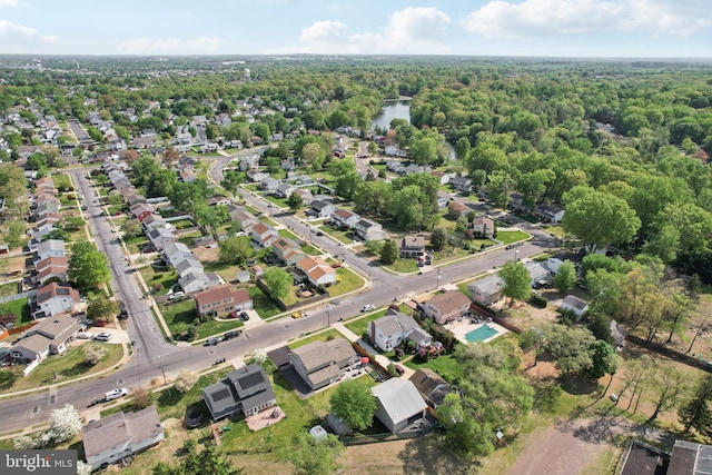 48 Evergreen Ln, Burlington, NJ 08016 - drone / aerial view featuring a residential view and a forest view